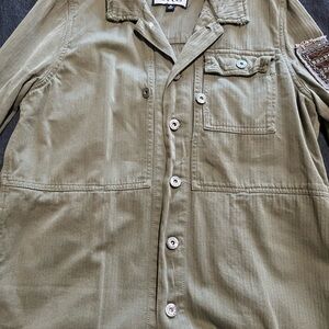 BKE Olive Beaded Jacket